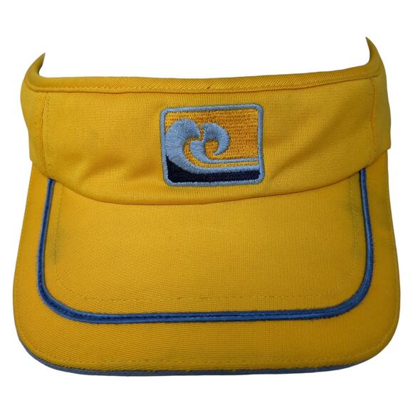 Old Navy Brand Strapback Golf Sun Visor Cap Yellow OS Adjustable Embroidered - Picture 1 of 9